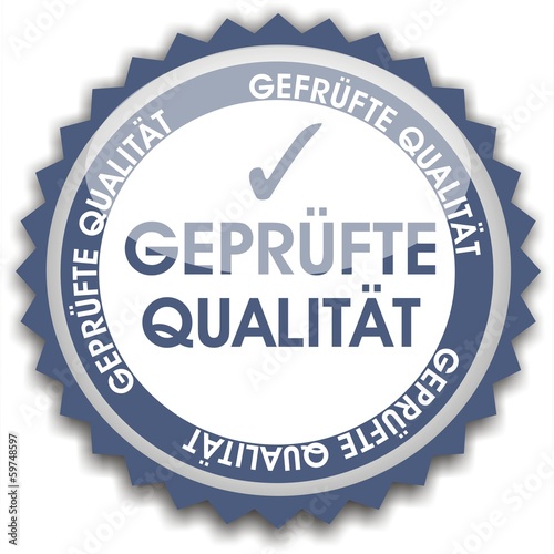 Vector: bouton geprüfte qualität bouton geprüfte qualität