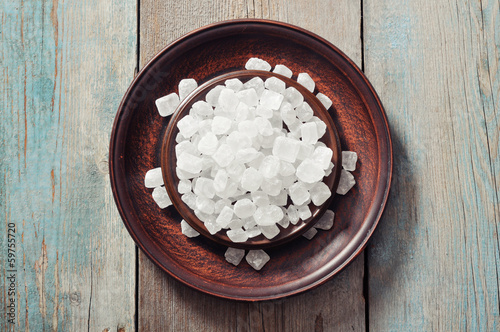 Photo: White candy sugar White candy sugar