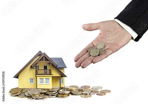 Photo: House and money House and money