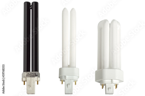 Photo: Compact fluorescent lamps. Compact fluorescent lamps.