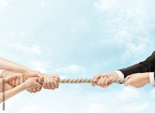 Photo: tug of war tug of war