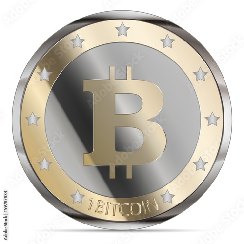 Vector: 1 Bitcoin 1 Bitcoin