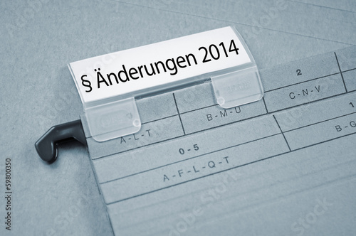 Photo: Ordner mit Änderungen 2014 Ordner mit Änderungen 2014