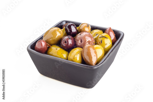 Photo: Green and Black Olives Green and Black Olives
