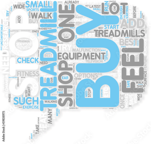 Vector: Concept of How To Buy A Treadmill Concept of How To Buy A Treadmill