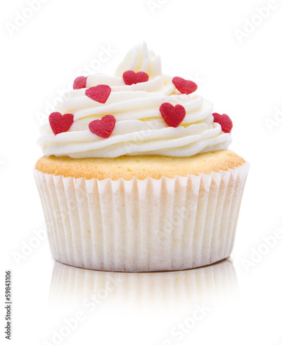 Photo: Cupcake mit Herzchen Cupcake mit Herzchen