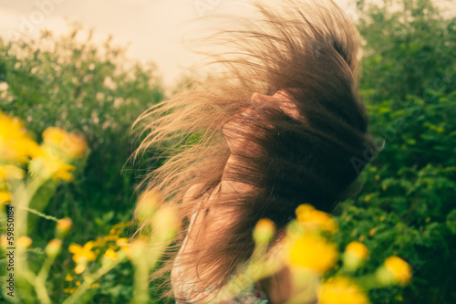 Photo: wind in hair in summer wind in hair in summer