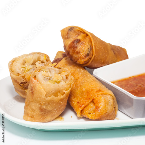 Photo: spring rolls spring rolls