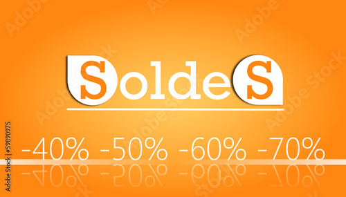Vector: Soldes Orange Soldes Orange