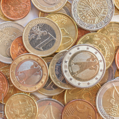 Photo: Euro coin Euro coin