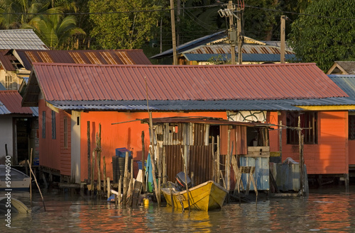 Photo: Fishing village, Kampung Salak, Borneo, Sarawak, Malaysia Fishing village, Kampung Salak, Borneo, Sarawak, Malaysia