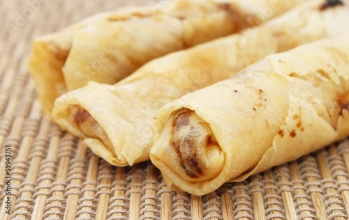 Photo: Spring rolls also known as popiah Spring rolls also known as popiah