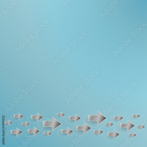 Vector: flow of the arrows flow of the arrows
