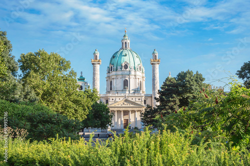 Photo: St. Charles's Church in Vienna, Austria St. Charles's Church in Vienna, Austria