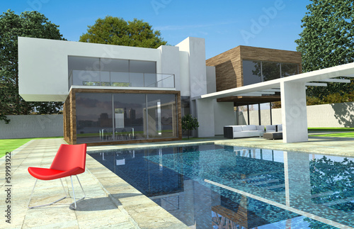 Illustration: House cube House cube
