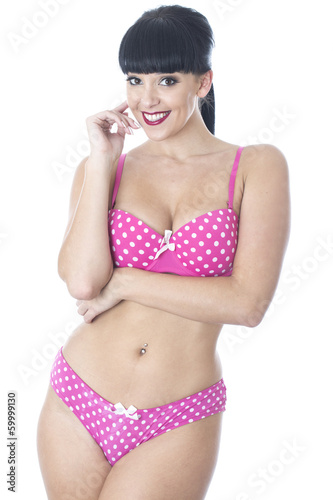 Photo: Pin Up Glamour Model in Lingerie Pin Up Glamour Model in Lingerie