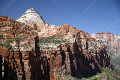 Photo: Rock and Valley in Zion National Park, Utah, USA Rock and Valley in Zion National Park, Utah, USA