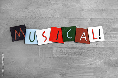 Photo: musical, sign series for music, vocals, singing, dance. musical, sign series for music, vocals, singing, dance.