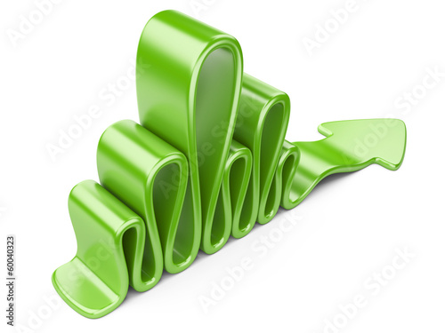 Illustration: Green wavy arrow Green wavy arrow