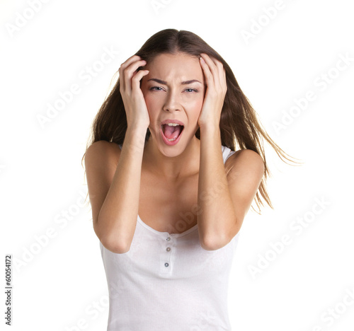 Photo: crying young woman crying young woman