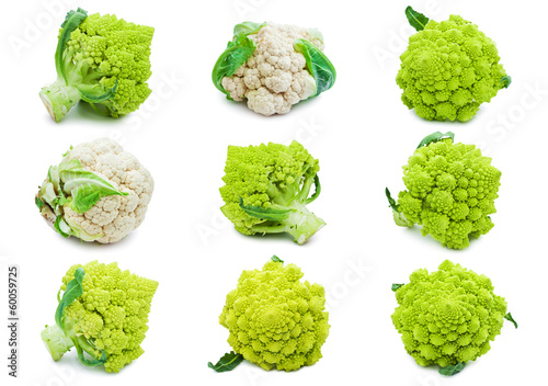 Photo: Cauliflower and broccoli Cauliflower and broccoli