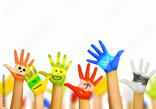 Photo: Hands in paint Hands in paint
