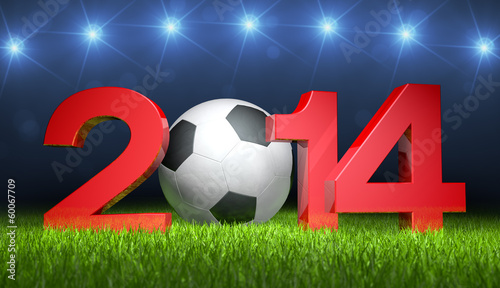 Illustration: 3D - Football - 2014 (II) 3D - Football - 2014 (II)