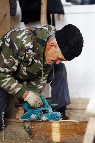 Photo: Old carpenter Old carpenter