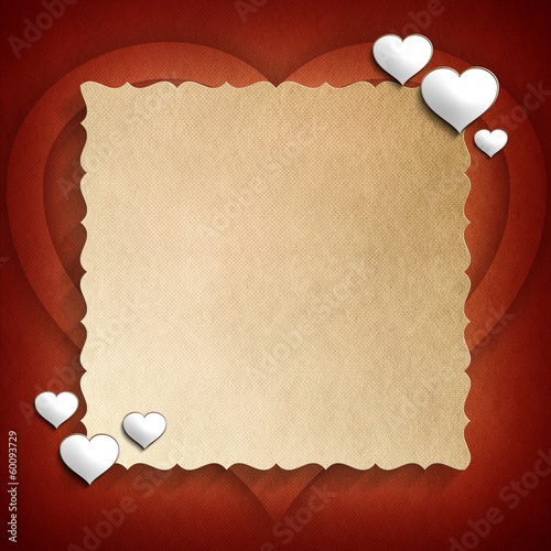 Illustration: Valentine Day background template Valentine Day background template
