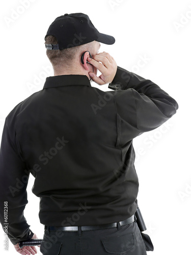 Photo: Security guy Security guy