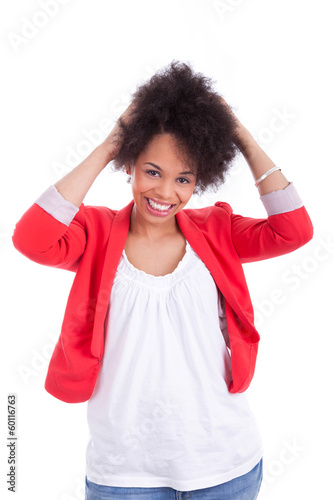 Photo: Portrait of a beautiful african american woman Portrait of a beautiful african american woman