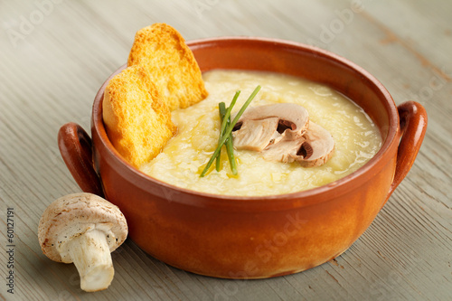 Photo: mushroom soup mushroom soup