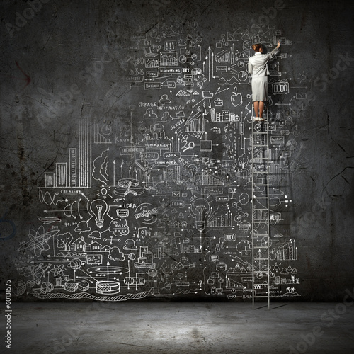 Photo: Big business plan Big business plan