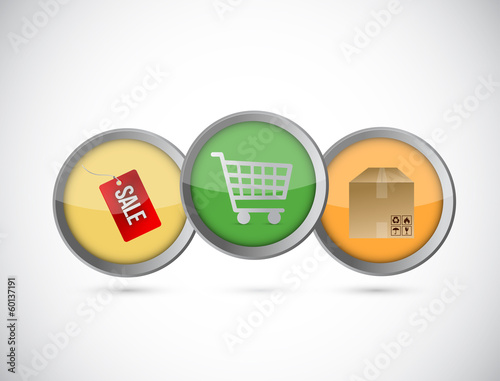 Photo: shopping concept illustration design shopping concept illustration design