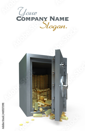 Photo: Safe full of gold Safe full of gold