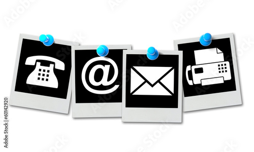 Illustration: Contacts symbols Contacts symbols