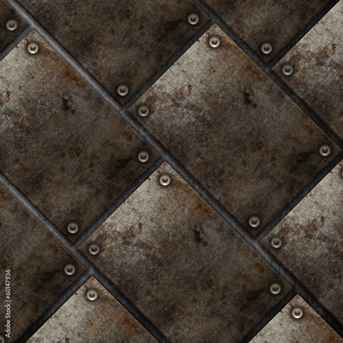 Illustration: Grunge metal background Grunge metal background