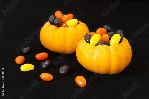 Photo: Jellybean filled pumpkins Jellybean filled pumpkins