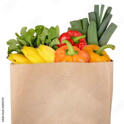 Photo: Bag of groceries Bag of groceries