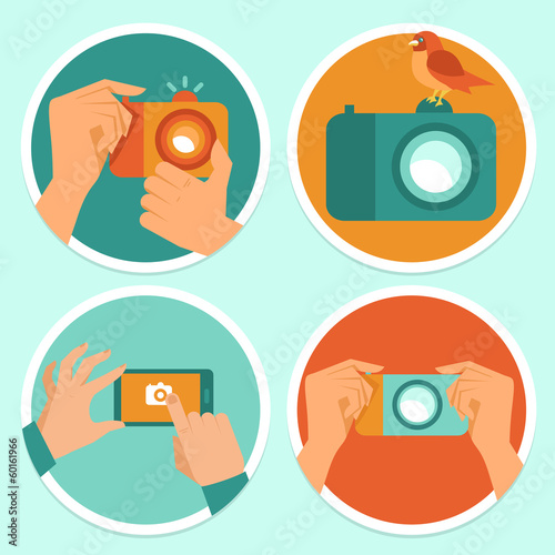 Vector: Cameras and mobile photography Cameras and mobile photography