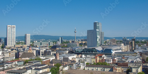 Photo: Aerial view of Frankfurt - panorama Aerial view of Frankfurt - panorama