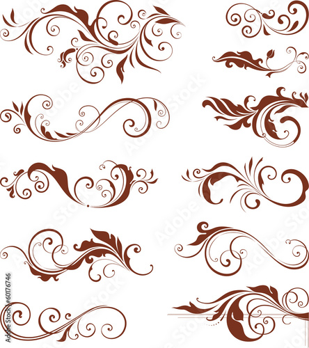 Vector: Ornate Motifs Set Ornate Motifs Set