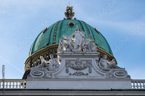 Photo: Kuppel von Alte Burg, Wien Kuppel von Alte Burg, Wien