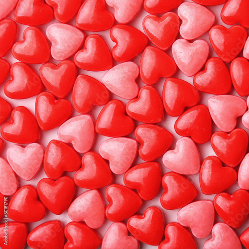 Photo: Heart Candy background. Valentine's Day Heart Candy background. Valentine's Day