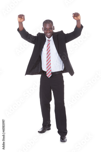 Photo: Excited Young Businessman Excited Young Businessman