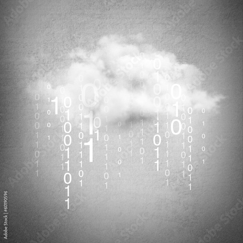 Photo: Cloud technology background Cloud technology background