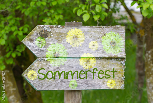 Photo: Sommerfest Wegweiser Sommerfest Wegweiser