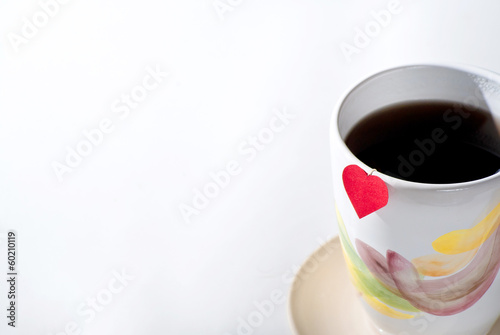 Photo: Heart tea cup Heart tea cup