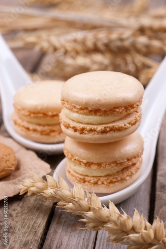 Photo: Macarons, Mandel Macarons, Mandel