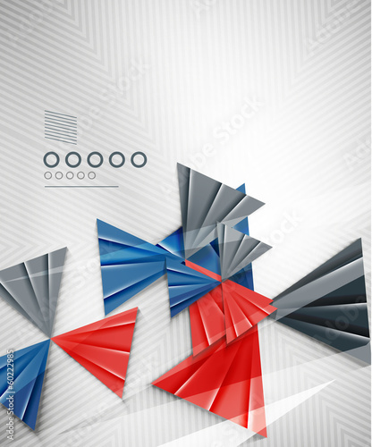 Vector: Geometric shape abstract triangle background Geometric shape abstract triangle background